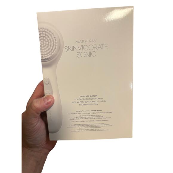 NEW Mary Kay SKINVIGORATE SONIC SKIN CARE SYSTEM WITH BRUSH HEAD - Picture 1 of 4